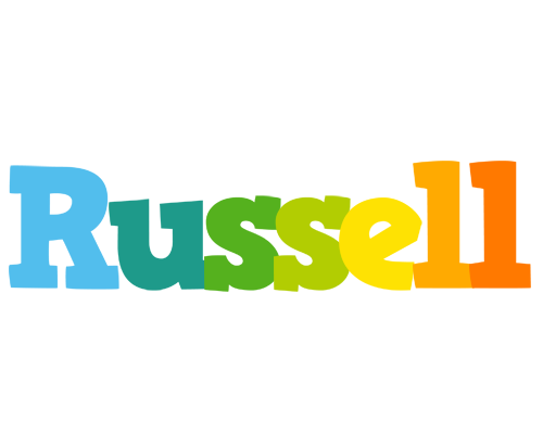 Russell rainbows logo