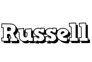 Russell snowing logo
