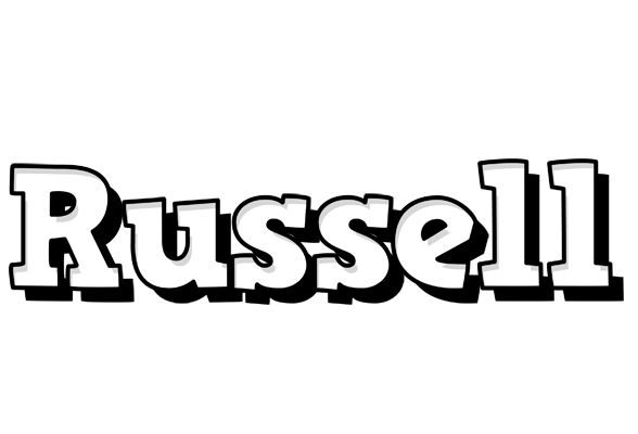 Russell snowing logo