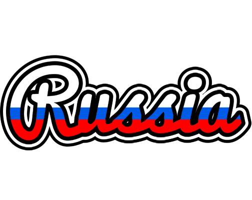 RUSSIA logo effect. Colorful text effects in various flavors. Customize your own text here: https://www.textgiraffe.com/logos/russia/