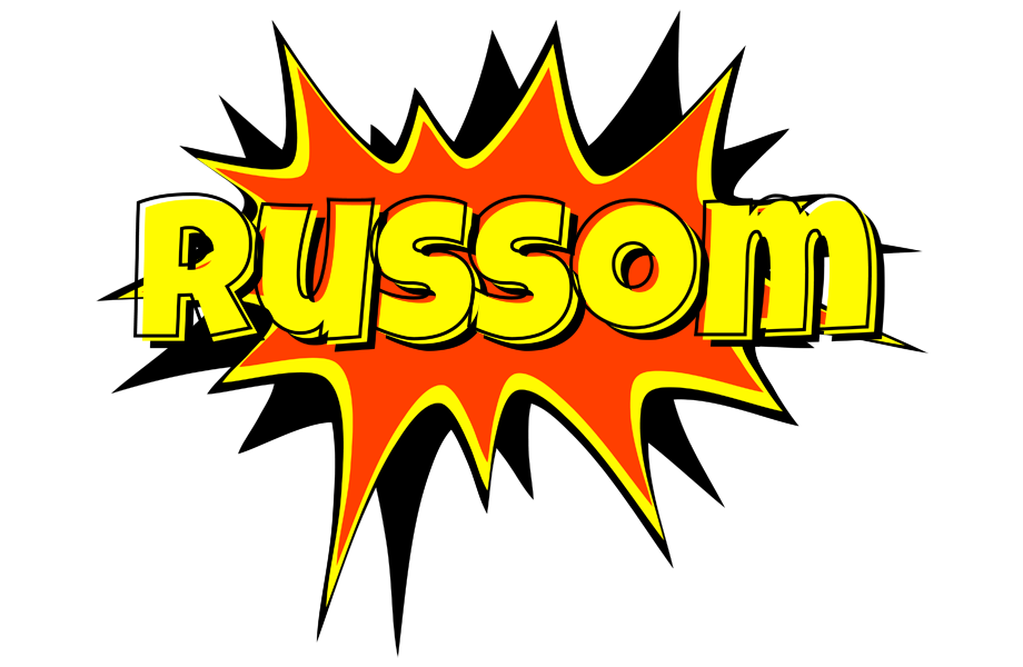 Russom bazinga logo