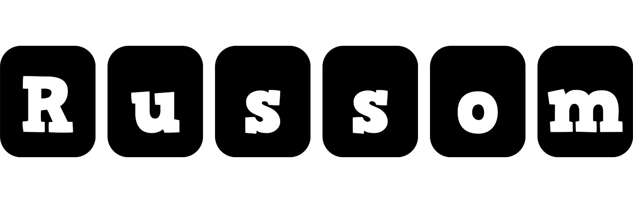 Russom box logo