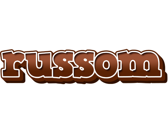 Russom brownie logo