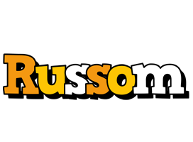 Russom cartoon logo