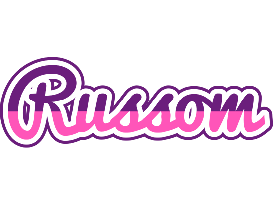 Russom cheerful logo