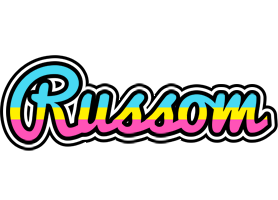 Russom circus logo