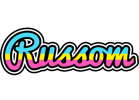 Russom circus logo