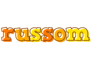 Russom desert logo