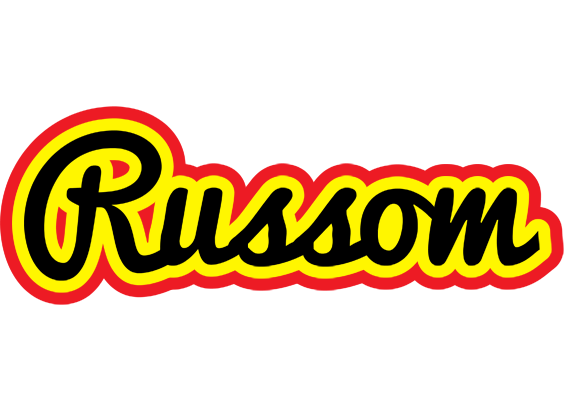 Russom flaming logo