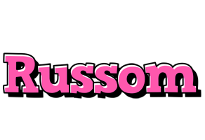 Russom girlish logo