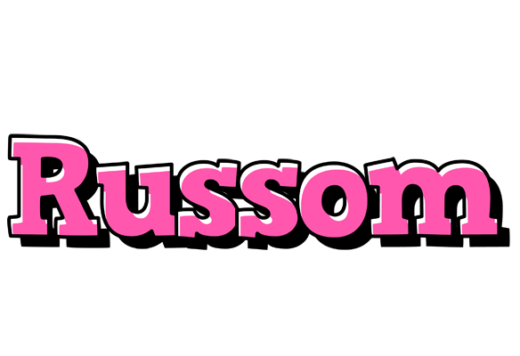 Russom girlish logo