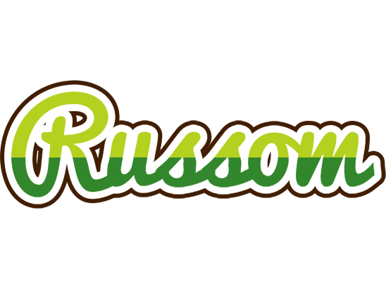 Russom golfing logo