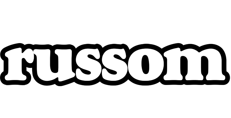 Russom panda logo