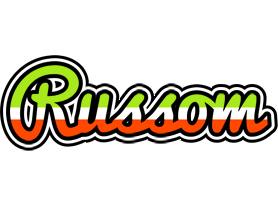 Russom superfun logo