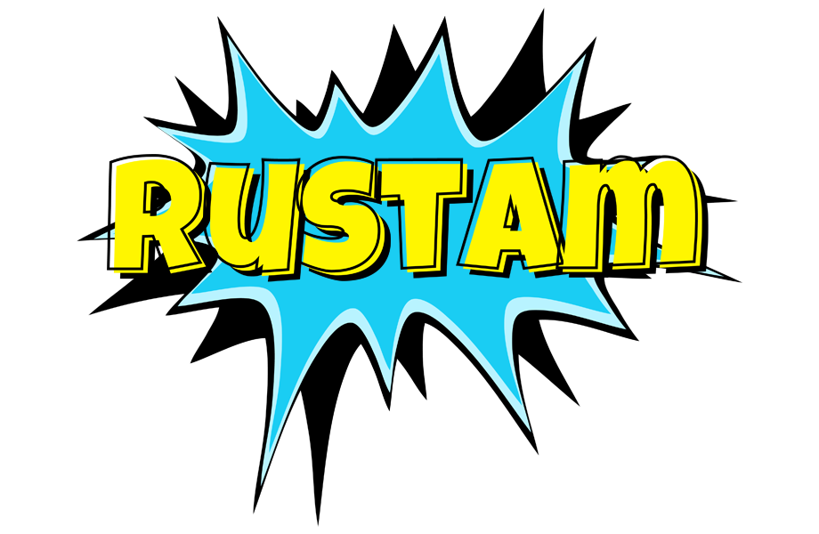 Rustam amazing logo