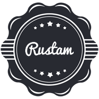 Rustam badge logo