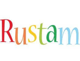 Rustam birthday logo