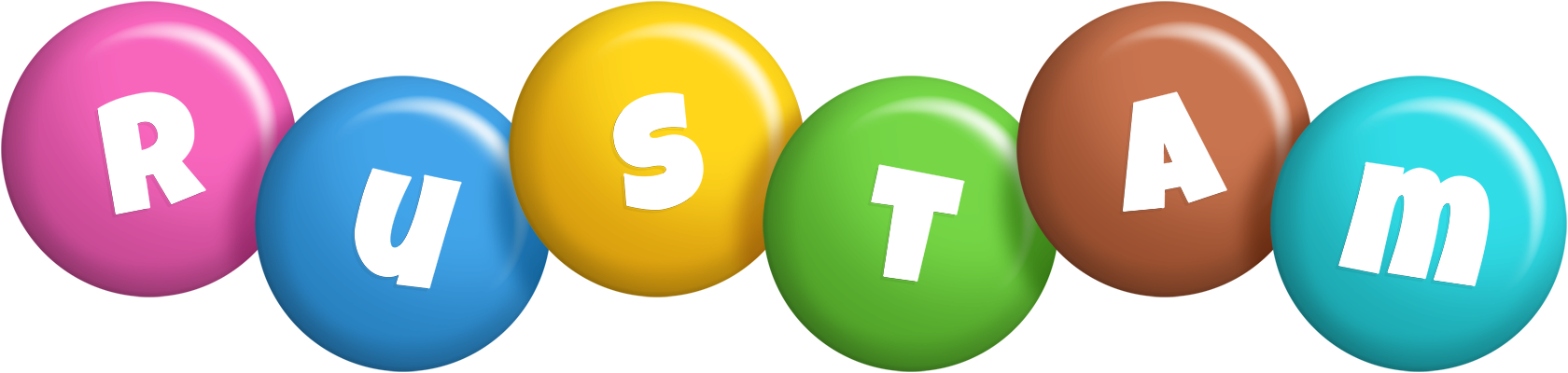 Rustam candy logo