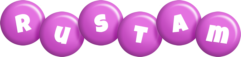 Rustam candy-purple logo
