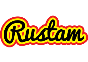 Rustam flaming logo
