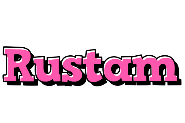 Rustam girlish logo