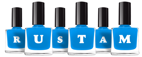 Rustam glossy logo