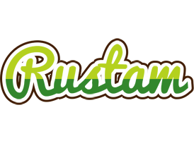 Rustam golfing logo