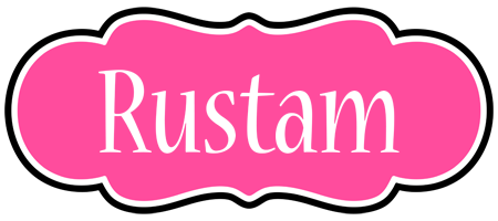 Rustam invitation logo