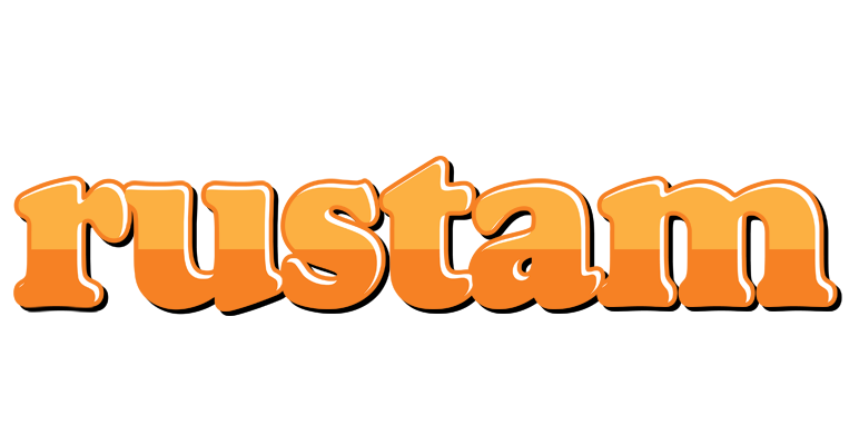 Rustam orange logo