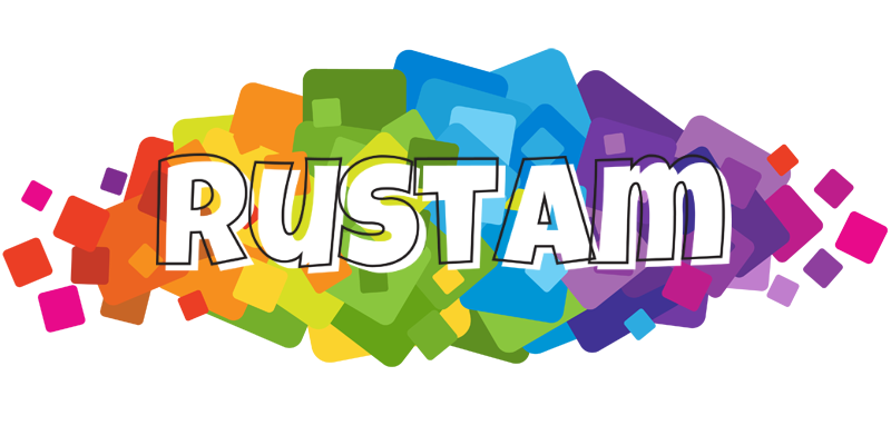 Rustam pixels logo