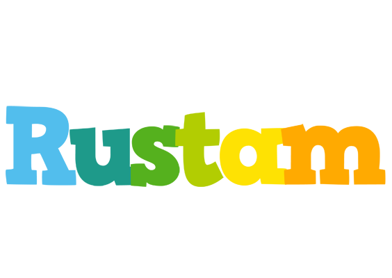 Rustam rainbows logo
