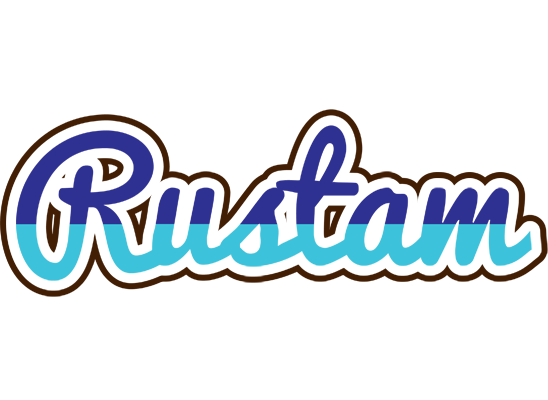 Rustam raining logo