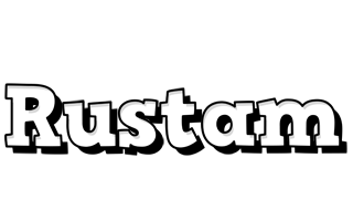 Rustam snowing logo