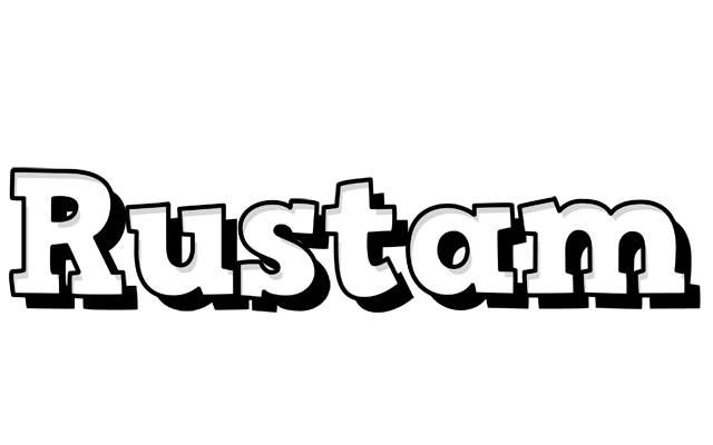 Rustam snowing logo