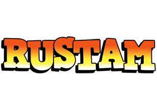 Rustam sunset logo
