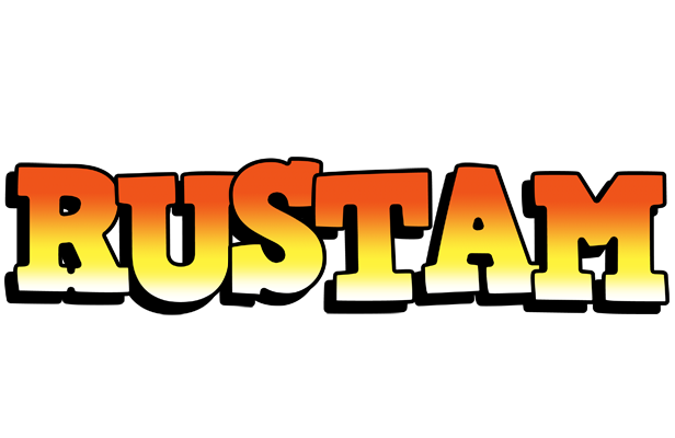 Rustam sunset logo