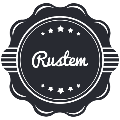 Rustem badge logo