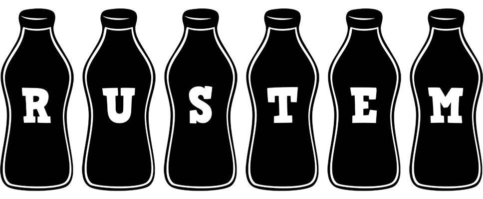 Rustem bottle logo