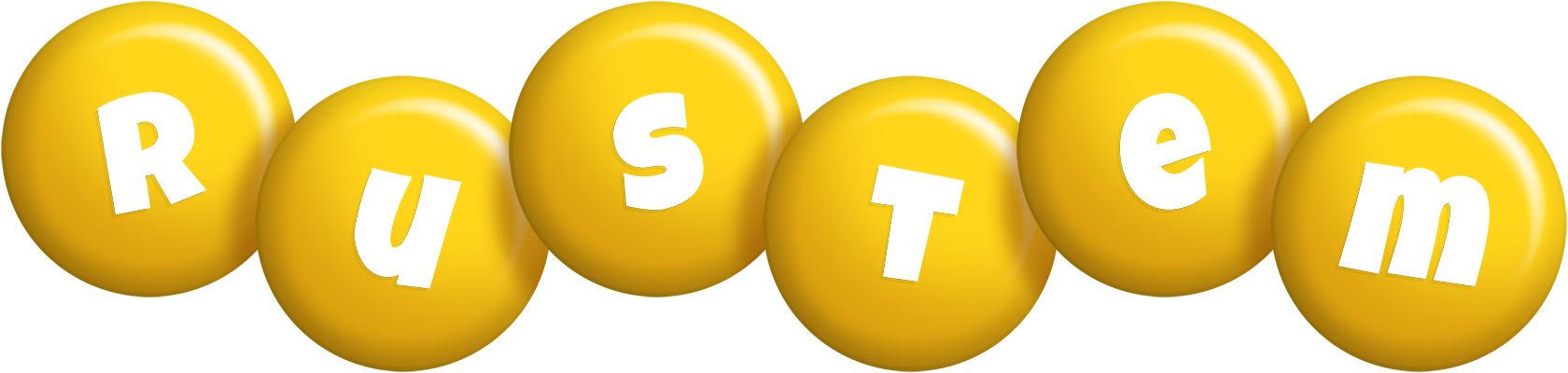 Rustem candy-yellow logo