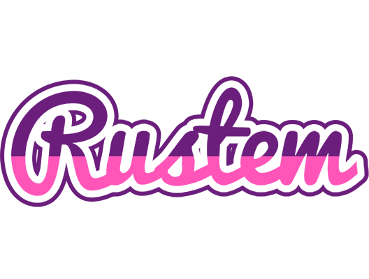 Rustem cheerful logo