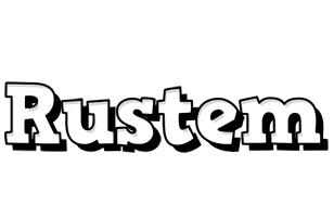 Rustem snowing logo