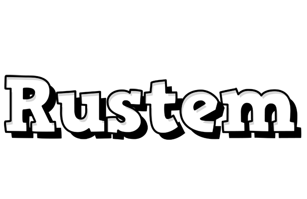 Rustem snowing logo