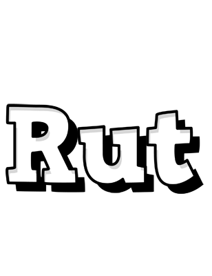Rut snowing logo