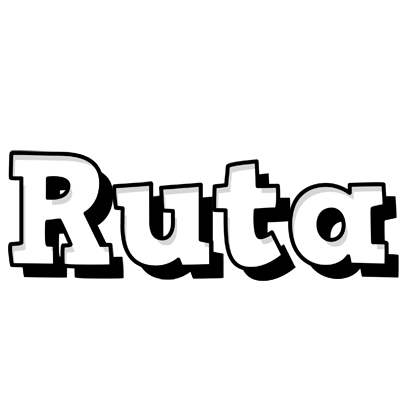 Ruta snowing logo