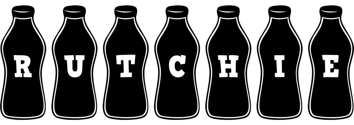 Rutchie bottle logo