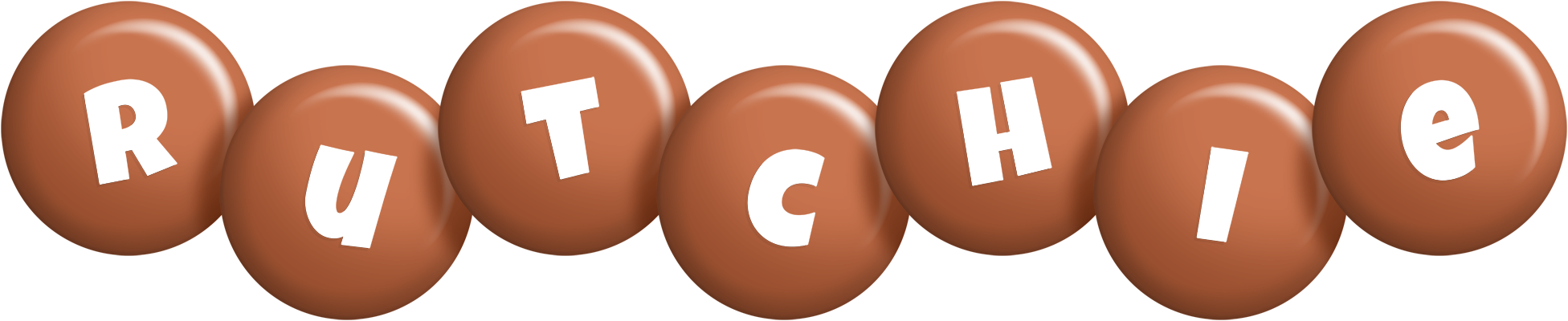 Rutchie candy-brown logo