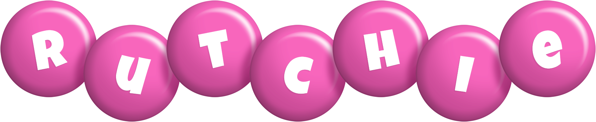 Rutchie candy-pink logo