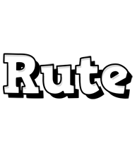 Rute snowing logo