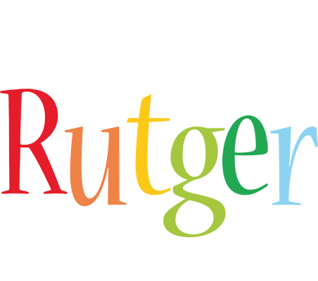 Rutger birthday logo