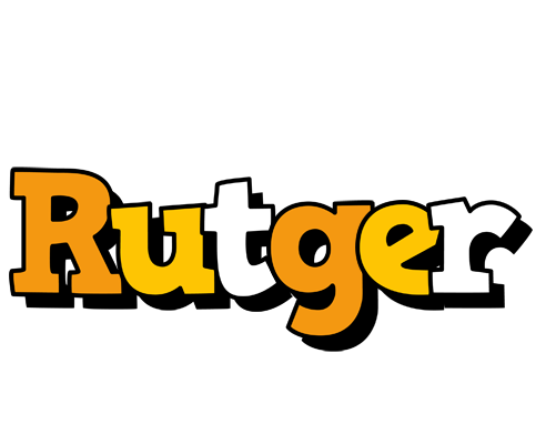Rutger cartoon logo